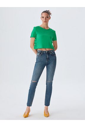 شلوار جین آبی زنانه پاچه تنگ Ltb - کد 335817140