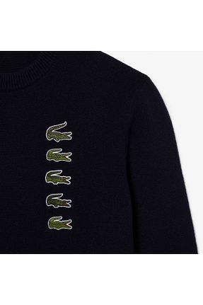 پلیور مشکی زنانه ساده Lacoste - کد 793654049