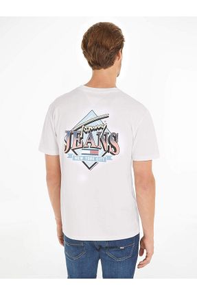 تیشرت طلائی مردانه رگولار Tommy Hilfiger - کد 835638094