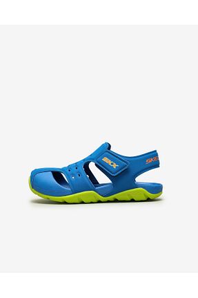 صندل سرمه ای بچه گانه پاشنه پر Skechers - کد 41975297