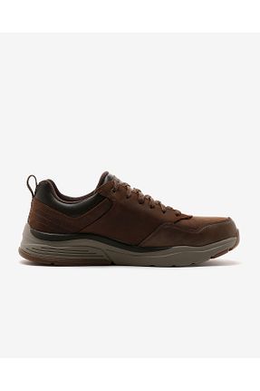 کفش اسنیکر قهوه ای مردانه بند دار Skechers - کد 751828371