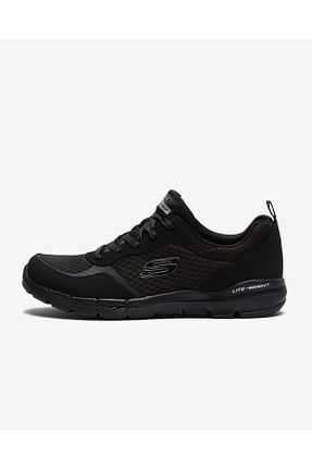 کفش اسنیکر مشکی زنانه بند دار Skechers - کد 127445044