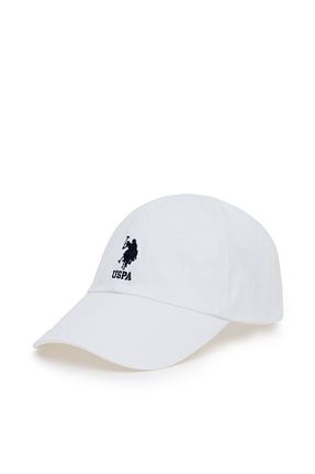 کلاه سفید مردانه پنبه ای U.S. Polo Assn. - کد 838866900