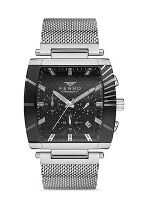 ساعت مچی سفید مردانه 40 میلی متر FERRO - کد 377978990