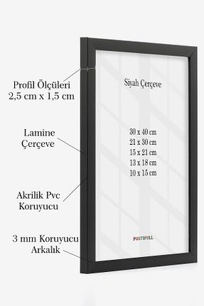 تابلو مشکی Kağıt postifull - کد 858571682