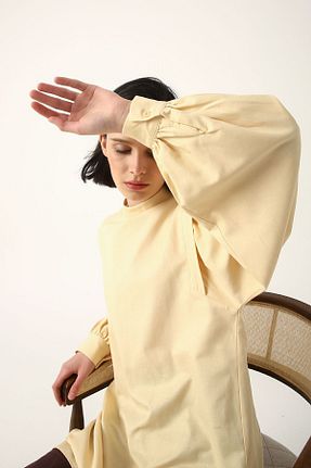 تونیک حجاب سرمه ای زنانه پنبه ای ALLDAY - کد 313786834