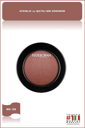 رژگونه صورتی Işıltılı Deborah - کد 176101422
