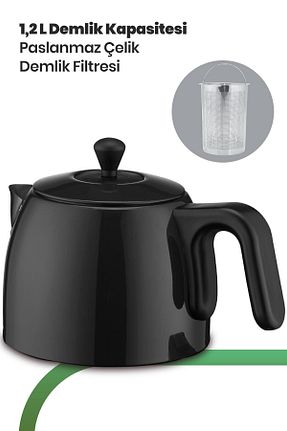 چای ساز مشکی GoldMaster - کد 380409289
