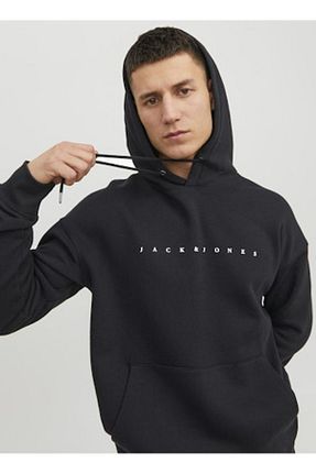سوئیشرت مشکی مردانه ساده Jack & Jones - کد 858621467
