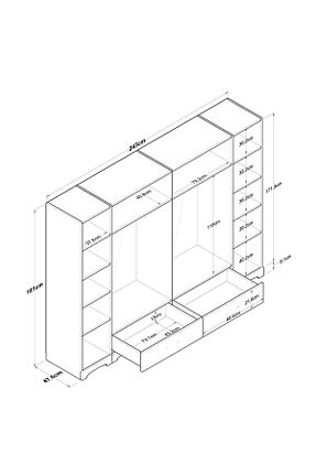  قهوه ای 243 cm کد 3569741