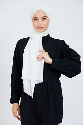 شال سفید زنانه m moon scarf - کد 858420547