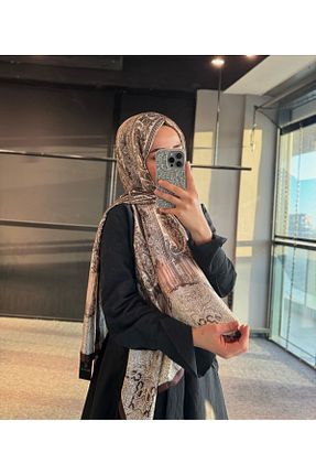 شال قهوه ای زنانه BHRİLTAS - کد 849126591