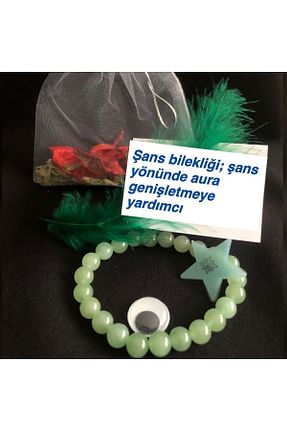 دستبند جواهر سبز زنانه سنگ طبیعی bircan yıldırım niyet bulutları - کد 346406795