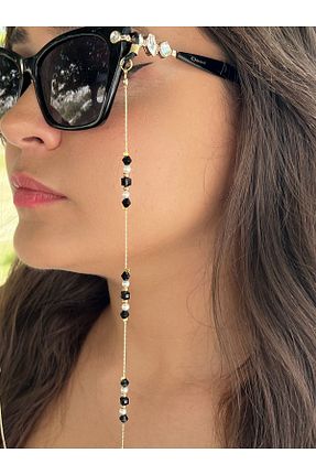 اکسسوری عینک طلائی زنانه glasses accessory - کد 797377095