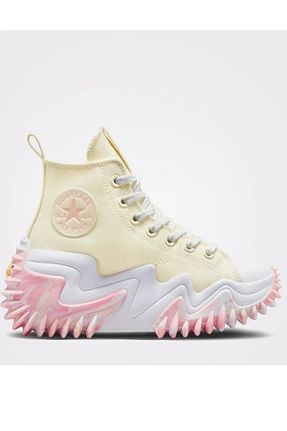کفش اسنیکر قرمز زنانه بند دار Converse - کد 771491422