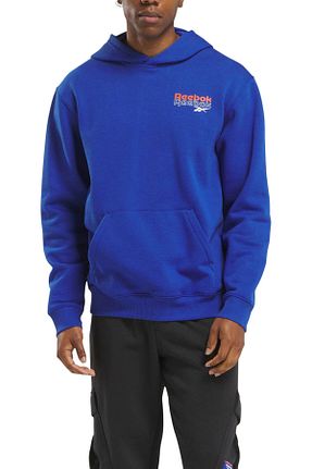 سوئیشرت سرمه ای مردانه ساده Reebok - کد 858823720