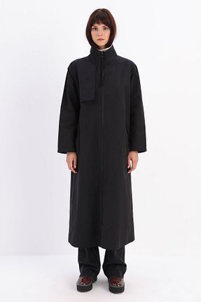 ترنچکت حجاب مشکی زنانه پنبه پلی استر ALLDAY - کد 855685232