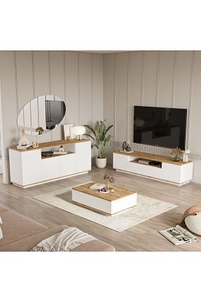 میز و پایه تلویزیون قهوه ای Suntalam Yurudesign - کد 678432571