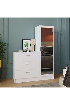 آینه کنسول سفید Suntalam Yurudesign - کد 3445444