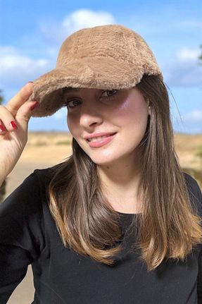 کلاه قهوه ای زنانه پنبه ای Entropy - کد 858645254