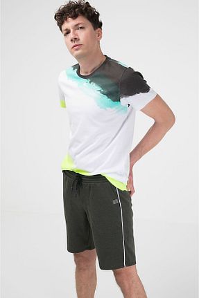 شلوارک و برمودا سبز مردانه رگولار BRZ COLLECTION - کد 262559597