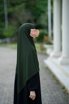 شال خاکی زنانه Medine İpeği Emare Scarf - کد 715829468