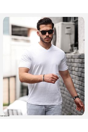 تیشرت سفید مردانه رگولار Spor Life - کد 829768925