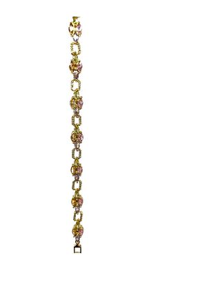دستبند استیل (فولاد) طلائی زنانه استیل (فولاد) Fria - کد 858744662