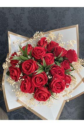 گل خشک و مصنوعی قرمز Minemiss Tasarım - کد 792034574