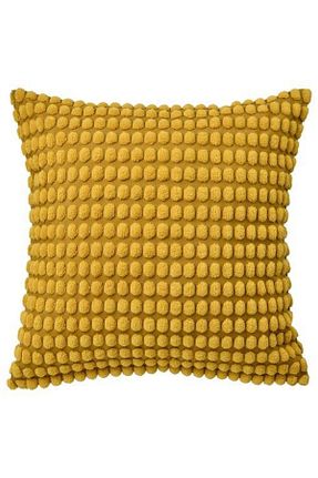 کوسن و روکش کوسن زرد پلی استر IKEA - کد 477980428