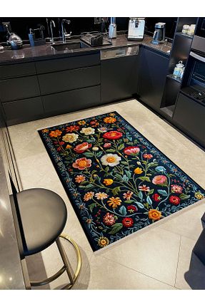 فرش رنگی قابل شستشو Rugs Modern Halı - کد 858768039