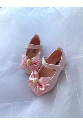 بابت صورتی بچه گانه چرم لاکی Görkem bebe ayakkabı ve tekstil - کد 817343954