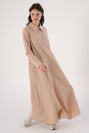 لباس بژ زنانه بافتنی ALLDAY - کد 683334328