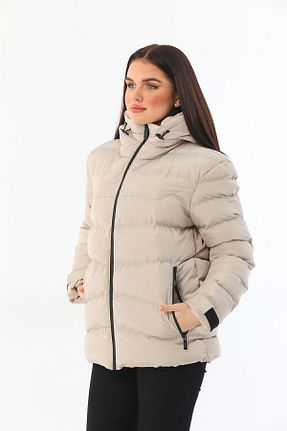 کاپشن طوسی زنانه رگولار freemen - کد 800179917