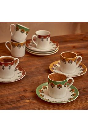فنجان قهوه قهوه ای 6 نفره Bella Maison - کد 858579815