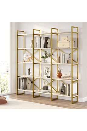 قفسه کتاب طلائی 175 سانتی متر Yurudesign - کد 305649347