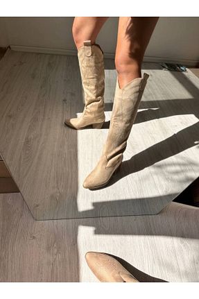 چکمه بژ زنانه جیر SHOEBOURNE - کد 650555257