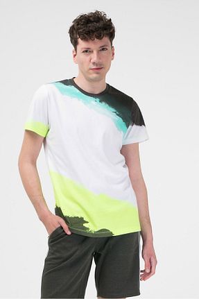تیشرت سفید مردانه اورسایز BRZ COLLECTION - کد 262558645