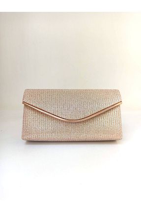 کیف مجلسی صورتی زنانه چرم مصنوعی dizaynbag - کد 849289543
