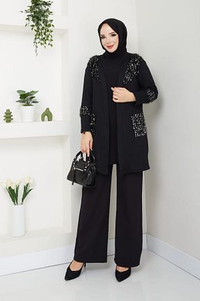رویه حجاب مشکی زنانه %100 پنبه CNG MODA - کد 858778432