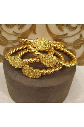 النگو طلائی زنانه 22 عیار barış gold altın kaplama - کد 129637188
