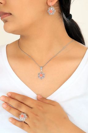 ست نقره زنانه 925 عیار Midyat Nurtaş Gümüş - کد 129947420
