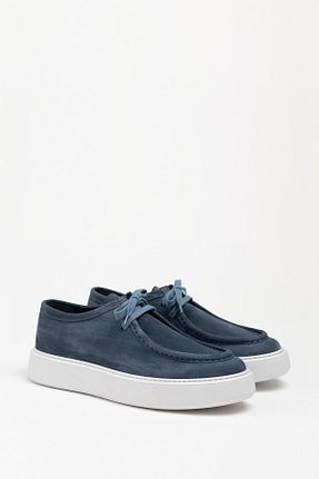 کفش کلاسیک آبی مردانه چرم خالص Galliano Shoes - کد 767928492