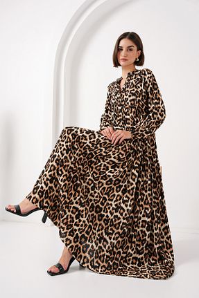 لباس حجاب قهوه ای زنانه رگولار Bigdart - کد 858550891