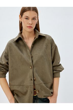 کاپشن بنفش زنانه رگولار Koton - کد 858572965