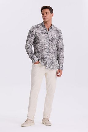 پیراهن مشکی مردانه Relaxed Jakamen - کد 836171503