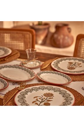 سرویس قهوه خوری زرشکی 6 نفره Bella Maison - کد 856898114