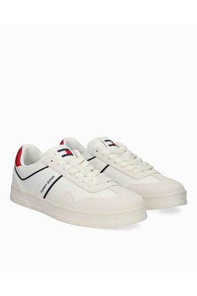 کفش اسنیکر سرمه ای مردانه چرم اصل Tommy Hilfiger - کد 858576048