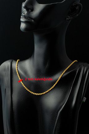 گردنبند طلا زرد مردانه 22 عیار Bilezikci - کد 337882195