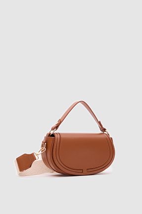 کیف پستچی قهوه ای زنانه چرم مصنوعی Shule Bags - کد 835682239